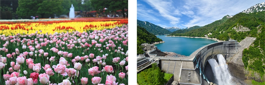 富山県を代表する名所