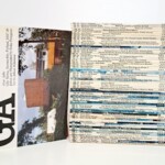 GA Global Architecture第1号から第66号の背を積み上げ、手前にアルヴァ・アアルトのマイレア邸を表紙にした第67号を立てた67冊