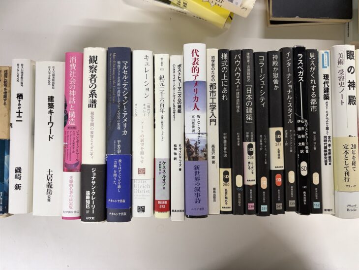 クレーリー『観察者の系譜』、オブリスト『キュレーション』と、鹿島出版会のSD選書『様式の上にあれ』『コラージュ・シティ』『ラスベガス』など